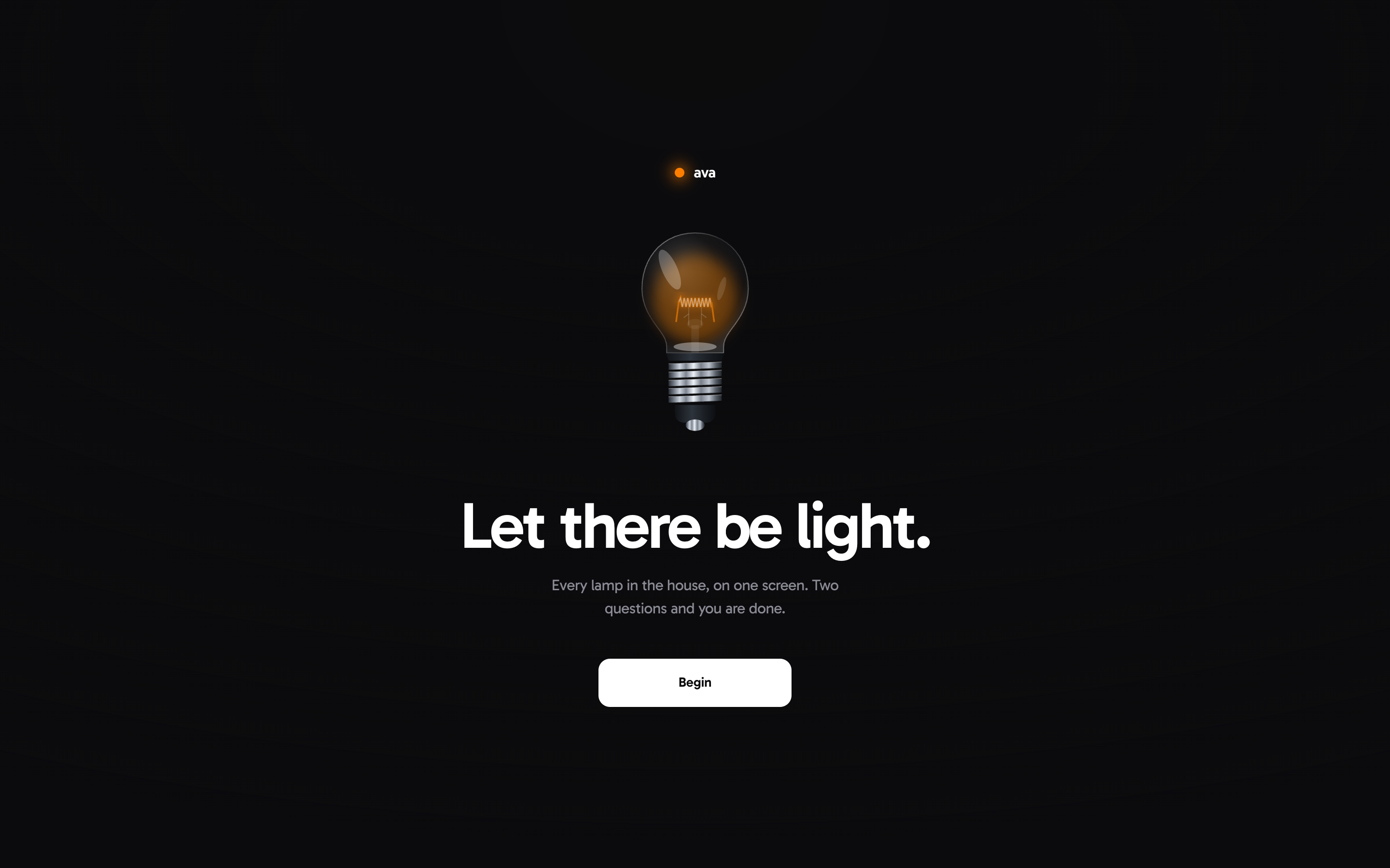 Onboarding — name your home, then pair the hub